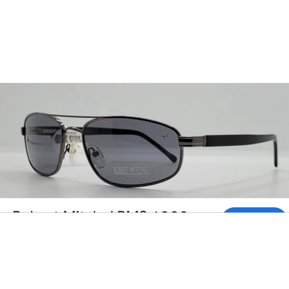 Men's Robert Mitchel Gunmetal Black Sunglasses RMS 6008
GM